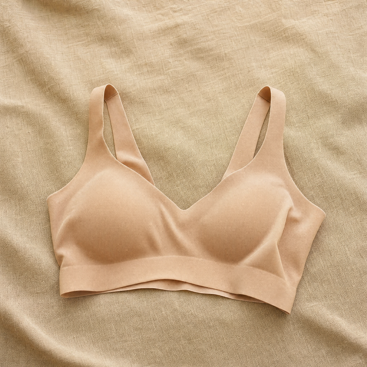 L’Essentielle, brassière sans armatures – coloris beige