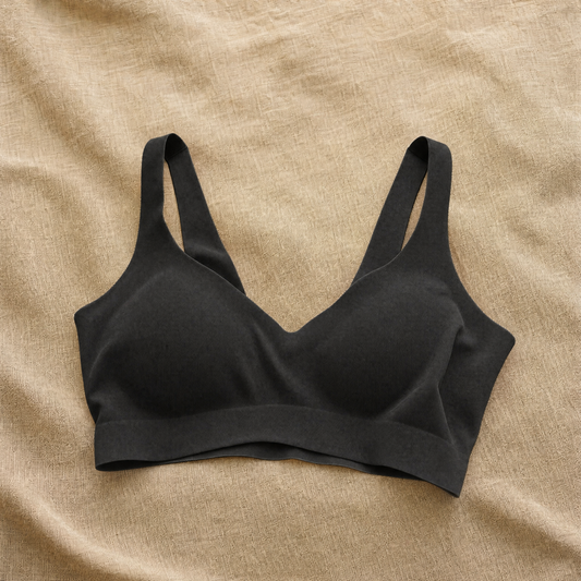 L’Essentielle, brassière sans armatures – coloris noir